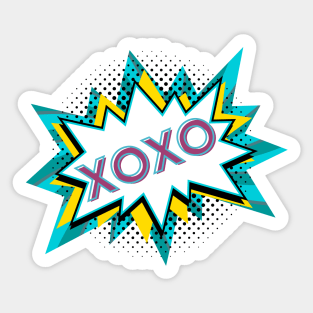 Retro XOXO Graphic Tee! Sticker